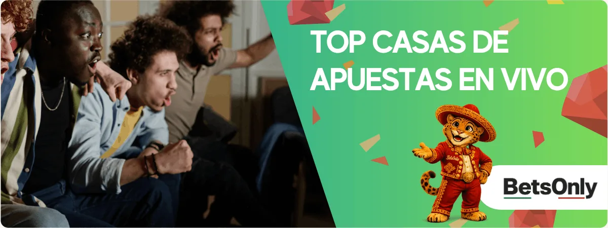 Top casas de apuestas en vivo