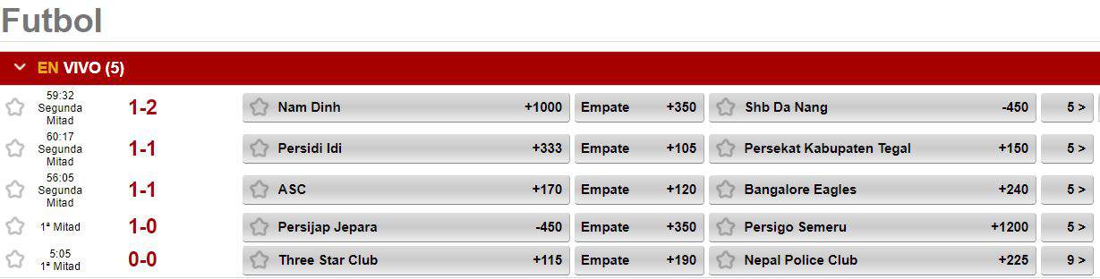 caliente mexico apuestas en vivo