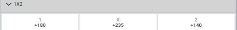 Apuestas 1x2