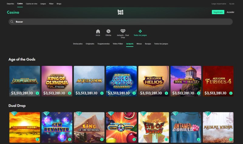Bet365 México Casino Online