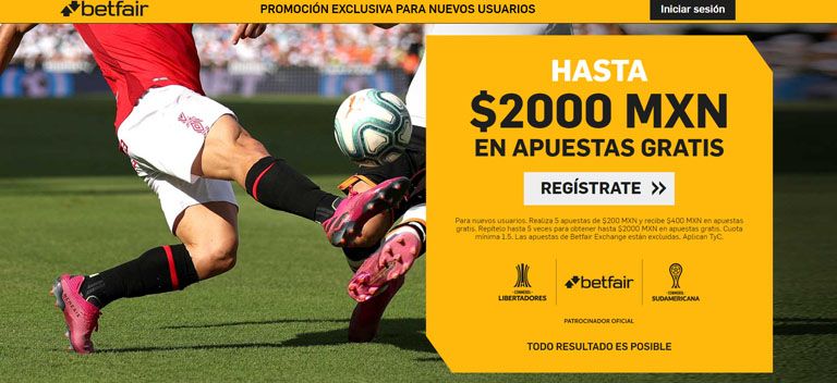 Bono de bienvenida betfair