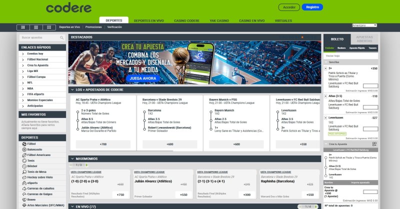 Apuestas Deportivas Codere México