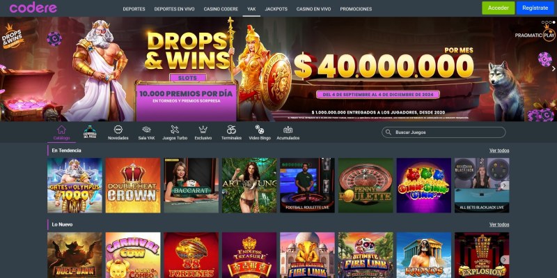 Tragamonedas Codere México