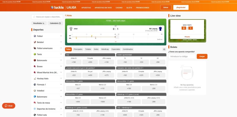 Luckia Mexico Apuestas en Vivo